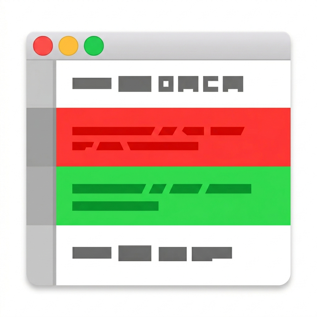 Logo for gvc (Git Visual Compare)